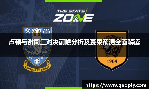 卢顿与谢周三对决前瞻分析及赛果预测全面解读